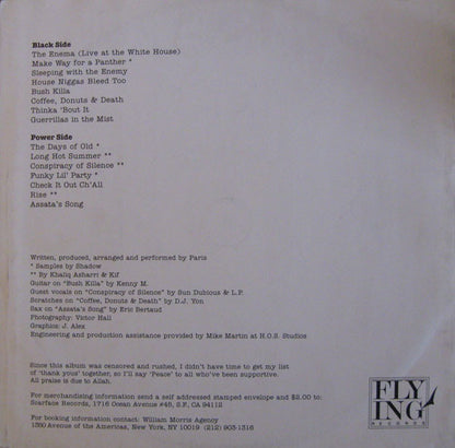 Paris (2) : Sleeping With The Enemy (LP, Album)