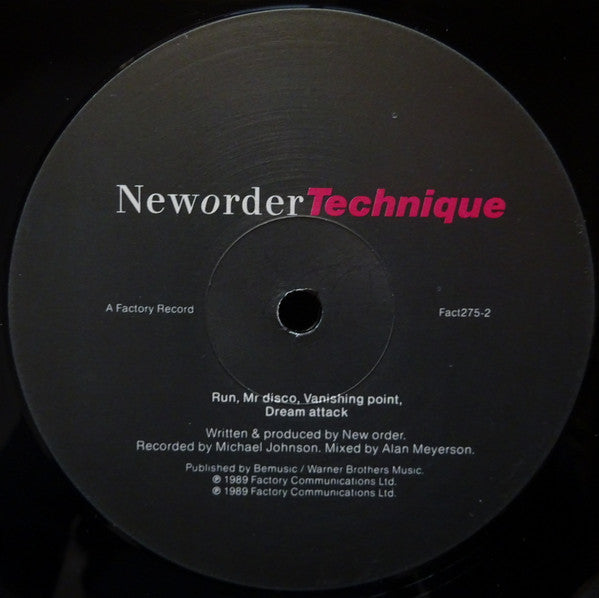 Neworder* : Technique (LP, Album)