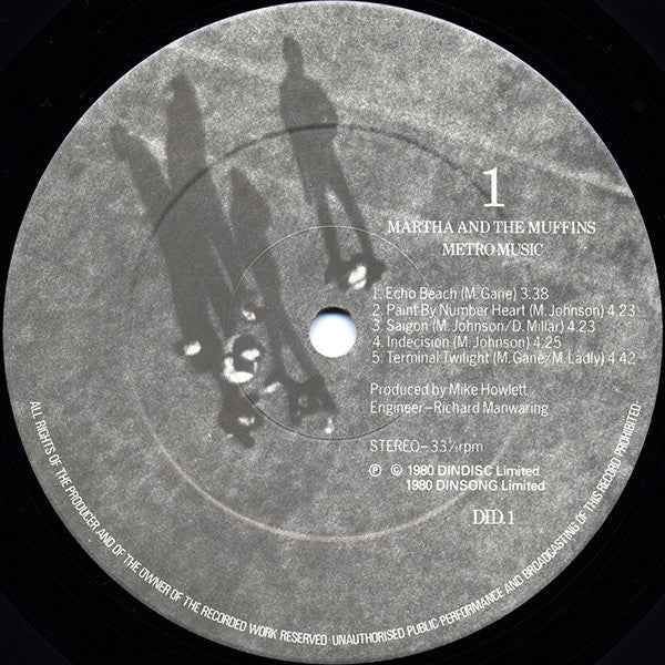 Martha And The Muffins : Metro Music (LP, Album)
