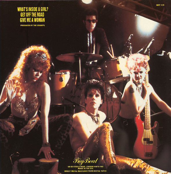 The Cramps : What's Inside A Girl? (12", Whi)