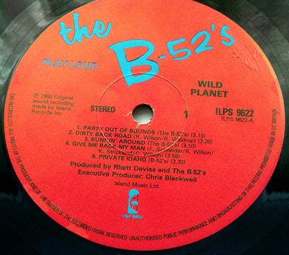 The B-52's : Wild Planet (LP, Album)