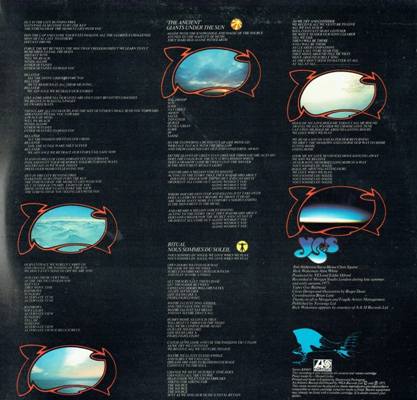 Yes : Tales From Topographic Oceans (2xLP, Album, Atl)