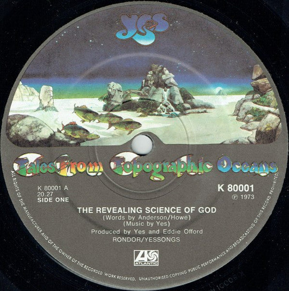 Yes : Tales From Topographic Oceans (2xLP, Album, Atl)