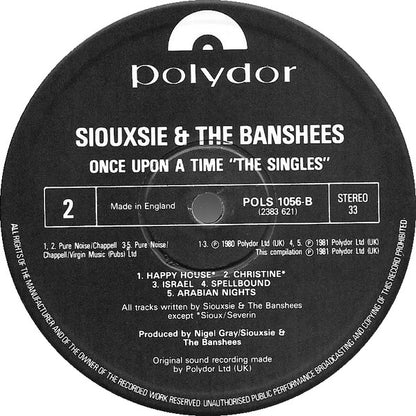 Siouxsie And The Banshees* : Once Upon A Time/The Singles (LP, Album, Comp)
