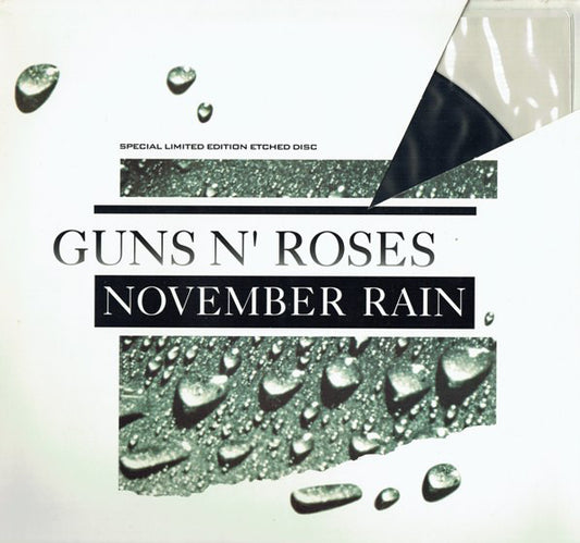 Guns N' Roses : November Rain (12", S/Sided, Single, Etch, Ltd)