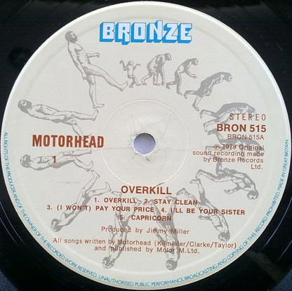 Motörhead : Overkill (LP, Album, RE)