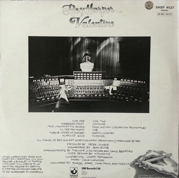 Roy Harper : Valentine (LP, Album)