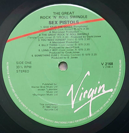 Sex Pistols : The Great Rock 'N' Roll Swindle (LP, Comp, Pos)
