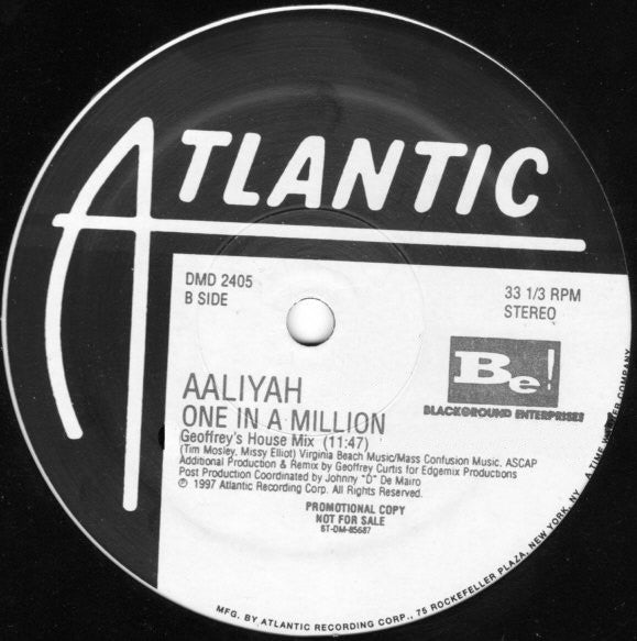Aaliyah : One In A Million (2x12", Promo)