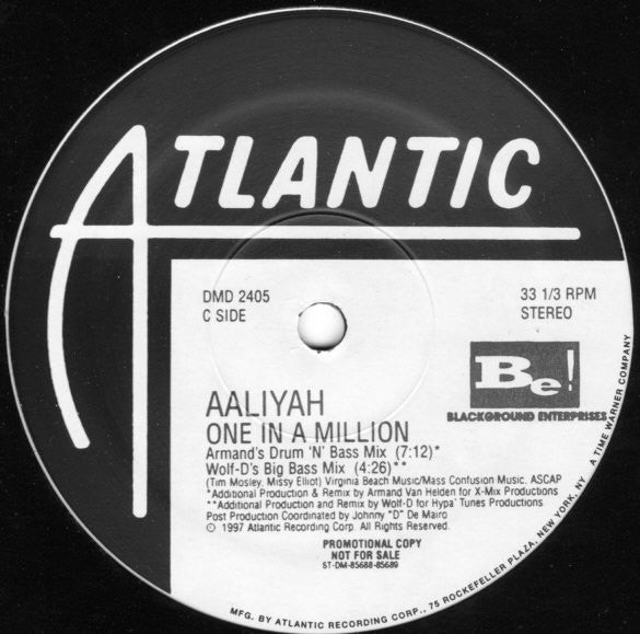 Aaliyah : One In A Million (2x12", Promo)