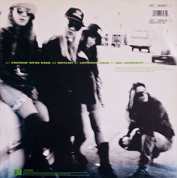 L7 : Pretend We're Dead (12", Num, Pic, S/Edition)