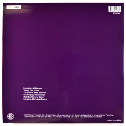 Joy Division : Preston 28 February 1980 (LP, Ltd, Num, RE, Vio)