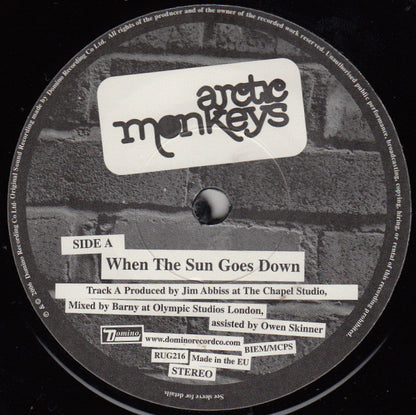 Arctic Monkeys : When The Sun Goes Down (7", Single)
