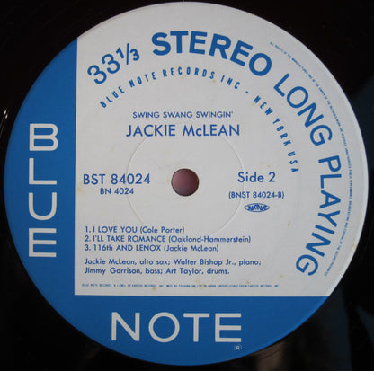 Jackie McLean : Swing, Swang, Swingin' (LP, Album, Ltd, RE)