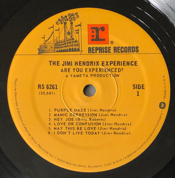 The Jimi Hendrix Experience : Are You Experienced (LP, Album, RE, RP, Bar)