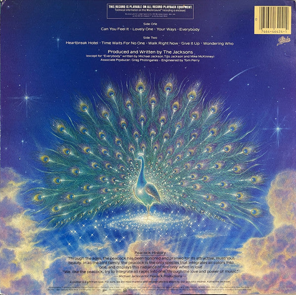 The Jacksons : Triumph (LP, Album, RE, RM, Hal)
