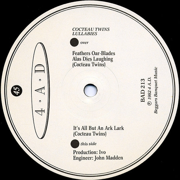 Cocteau Twins : Lullabies (12", EP)