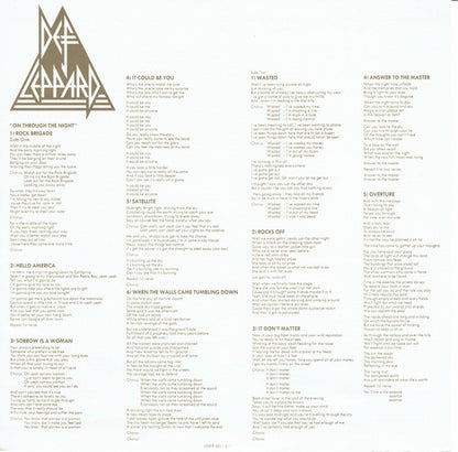 Def Leppard : On Through The Night (LP, Album, RE)