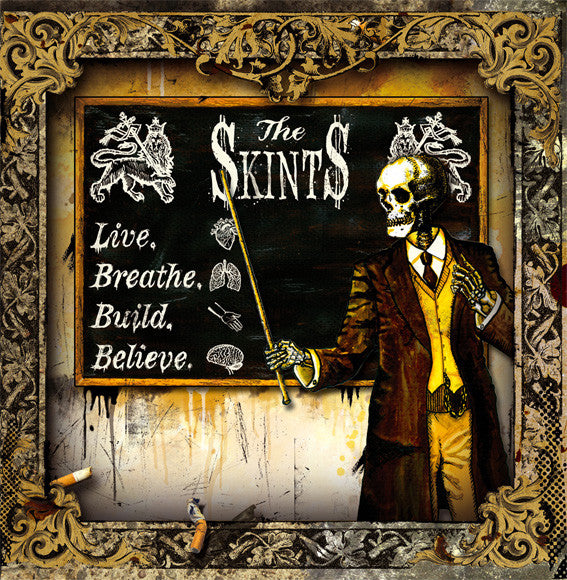 The Skints : Live. Breathe. Build. Believe. (LP, Ltd, Gol)