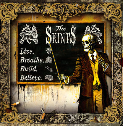 The Skints : Live. Breathe. Build. Believe. (LP, Ltd, Gol)