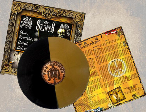 The Skints : Live. Breathe. Build. Believe. (LP, Ltd, Gol)