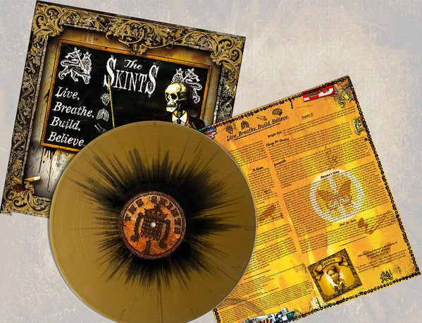 The Skints : Live. Breathe. Build. Believe. (LP, Ltd, Gol)