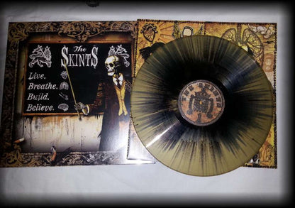 The Skints : Live. Breathe. Build. Believe. (LP, Ltd, Gol)