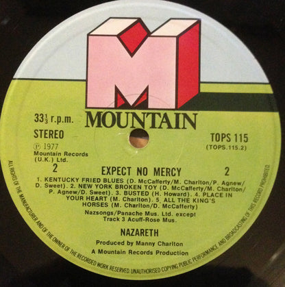 Nazareth (2) : Expect No Mercy (LP, Album)