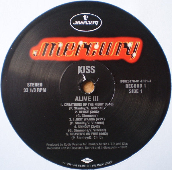 Kiss : Alive III (2xLP, Album, RE, 180)