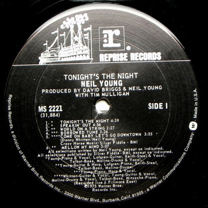 Neil Young : Tonight's The Night (LP, Album, Dif)