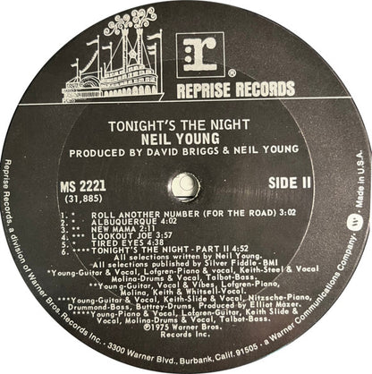 Neil Young : Tonight's The Night (LP, Album, Dif)