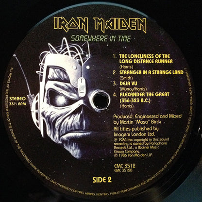 Iron Maiden : Somewhere In Time (LP, Album, RE, 180)