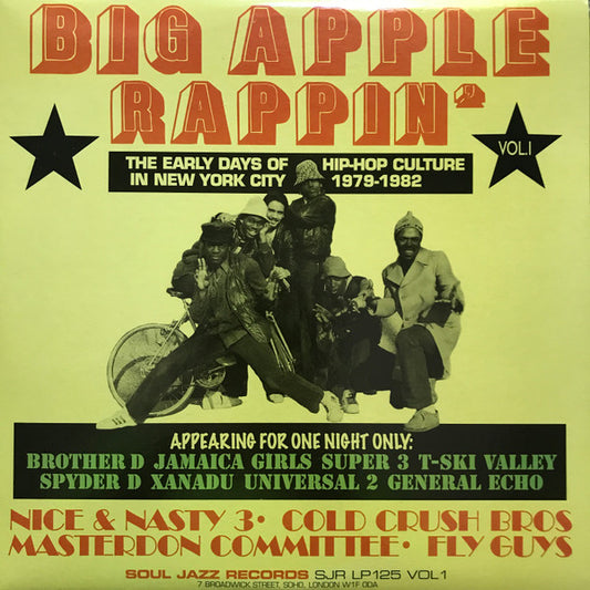 Various : Big Apple Rappin' Vol.1 (2xLP, Comp)