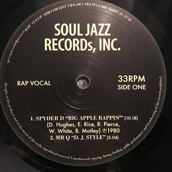 Various : Big Apple Rappin' Vol. 2 (2xLP, Comp)