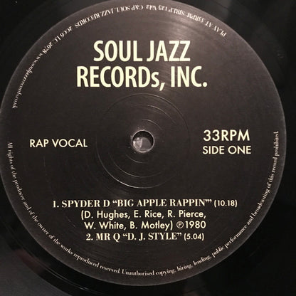 Various : Big Apple Rappin' Vol. 2 (2xLP, Comp)