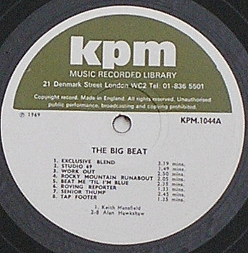 Keith Mansfield / Alan Hawkshaw : The Big Beat (LP, Mono)