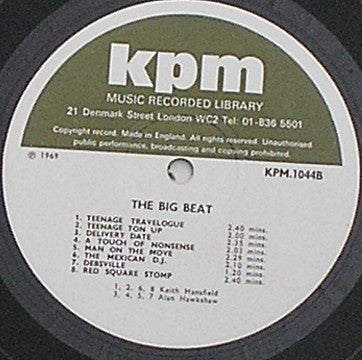 Keith Mansfield / Alan Hawkshaw : The Big Beat (LP, Mono)