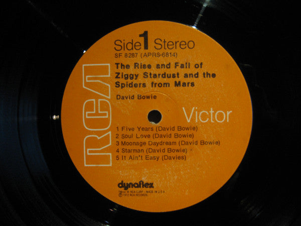 David Bowie : The Rise And Fall Of Ziggy Stardust And The Spiders From Mars (LP, Album, USA)