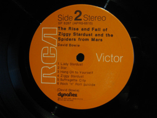 David Bowie : The Rise And Fall Of Ziggy Stardust And The Spiders From Mars (LP, Album, USA)
