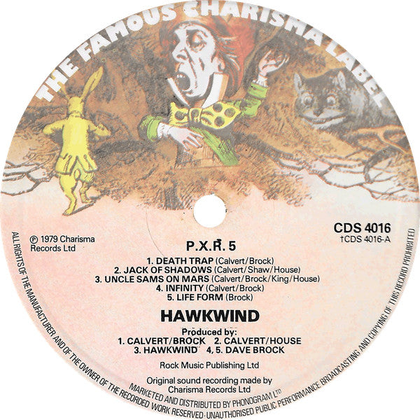Hawkwind : P.X.R.5 (LP, Album, Mad)