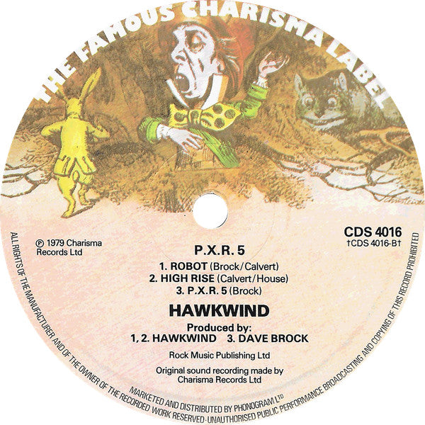 Hawkwind : P.X.R.5 (LP, Album, Mad)