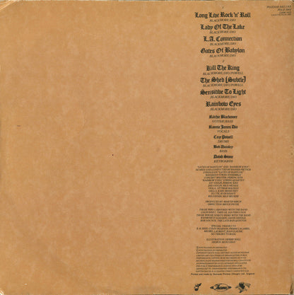 Rainbow : Long Live Rock 'N' Roll (LP, Album, RE, Gat)