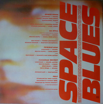 Felt : Space Blues (12", Single)