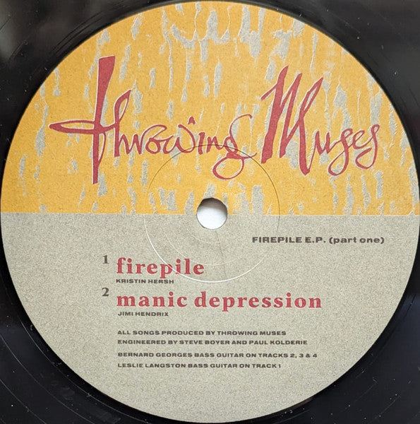 Throwing Muses : Firepile E.P. (Part One) (12", EP)