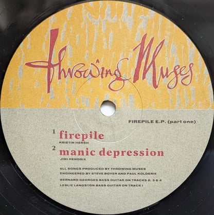 Throwing Muses : Firepile E.P. (Part One) (12", EP)