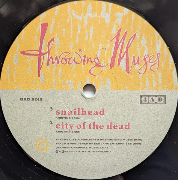 Throwing Muses : Firepile E.P. (Part One) (12", EP)