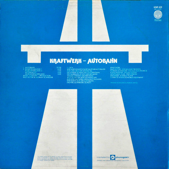 Kraftwerk : Autobahn (LP, Album, Emb)