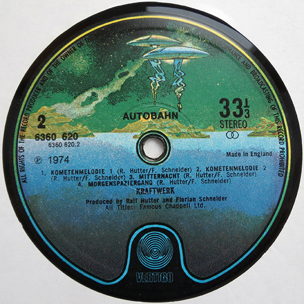 Kraftwerk : Autobahn (LP, Album, Emb)