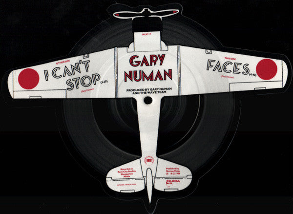 Gary Numan : I Can't Stop (7", Shape, Single, Pic)
