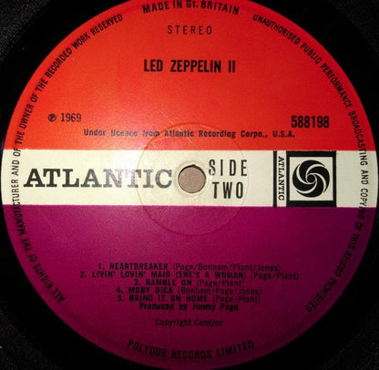 Led Zeppelin : Led Zeppelin II (LP, Album, Gat)